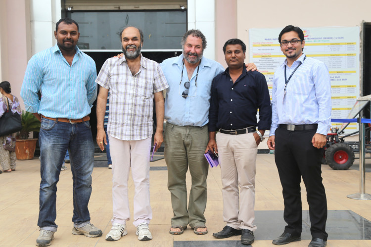 With Mr. Nikitin Contractor & Mr. Aerial Innerman fron Israle after talk at Parul University