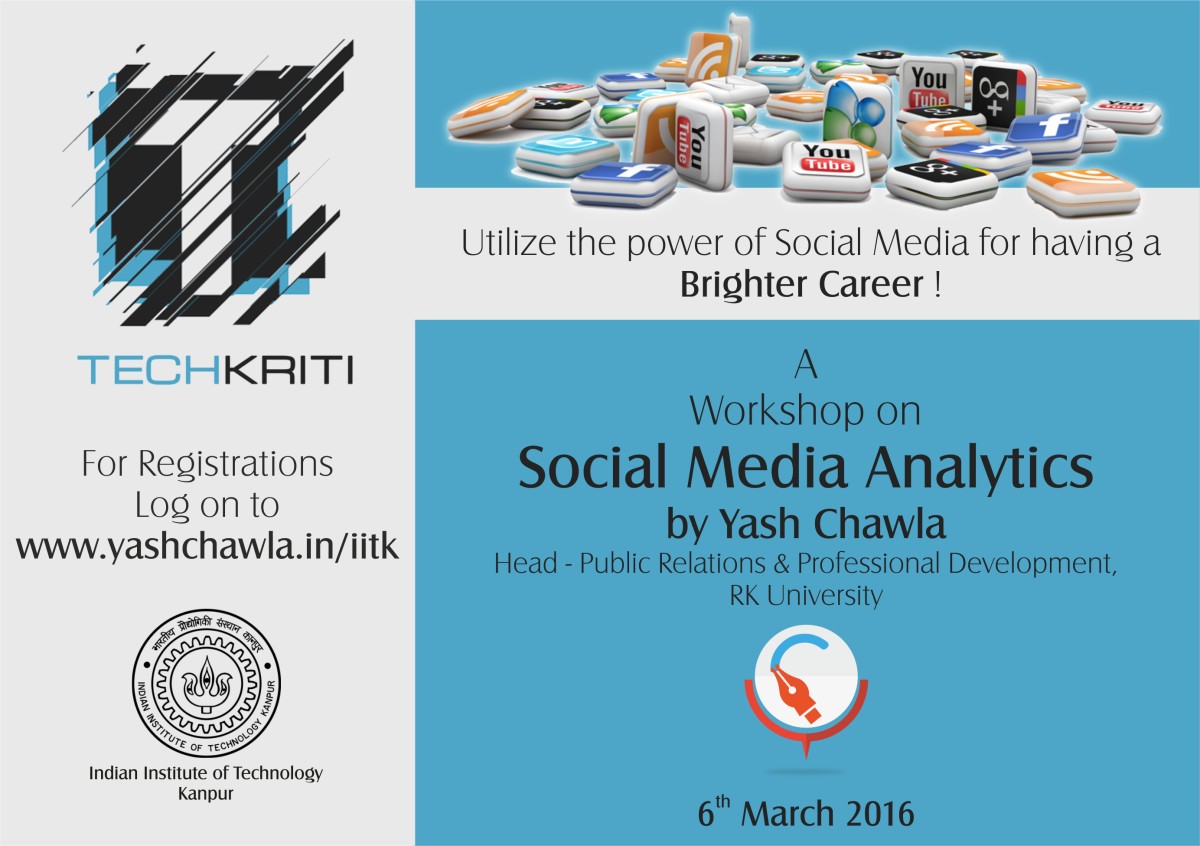 YC’s Workshop on Social Media Analytics at IIT – Kanpur